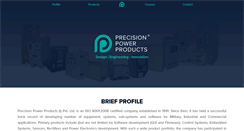 Desktop Screenshot of precisionpowerproducts.com