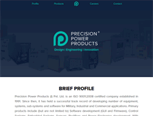 Tablet Screenshot of precisionpowerproducts.com
